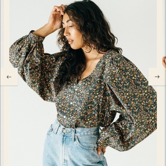 Nwt A Bronze Age Aayla Blouse - Picture 1 of 11